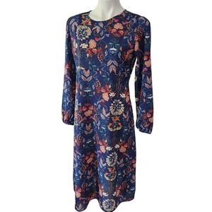 Flowy floral‎ dress whimsical I.Madeline Dress size large